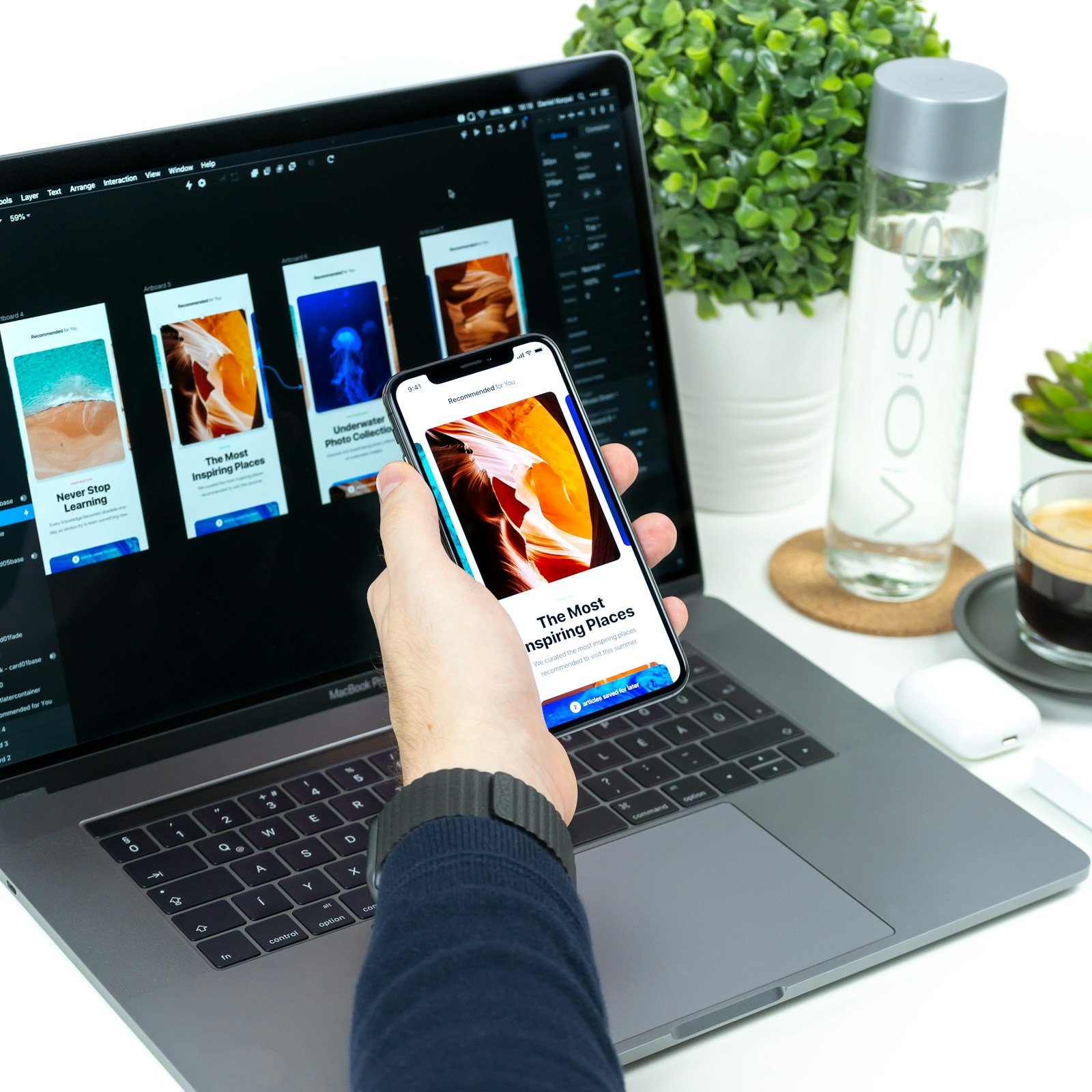 User research and information architecture for website interface design