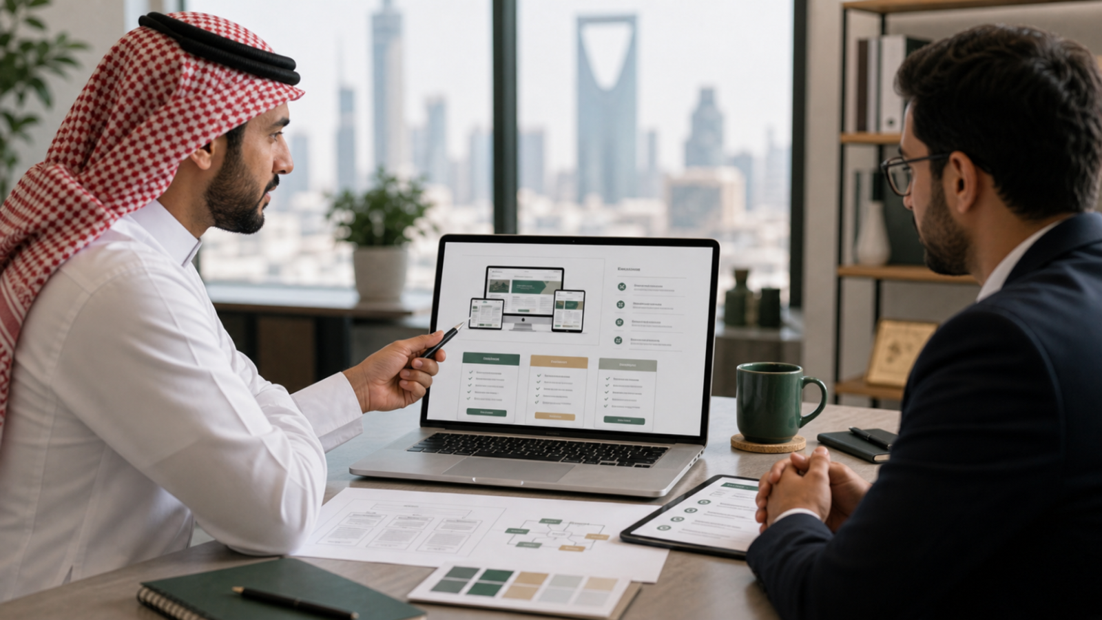 website design prices in Saudi Arabia consultation for a responsive business website