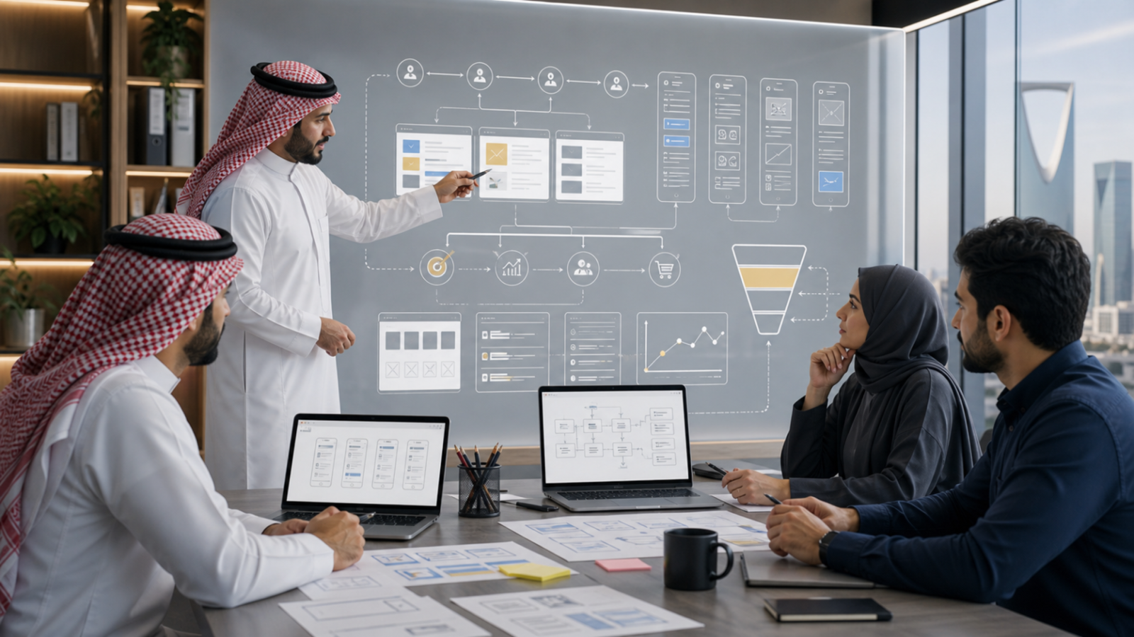 professional web development agency planning user experience