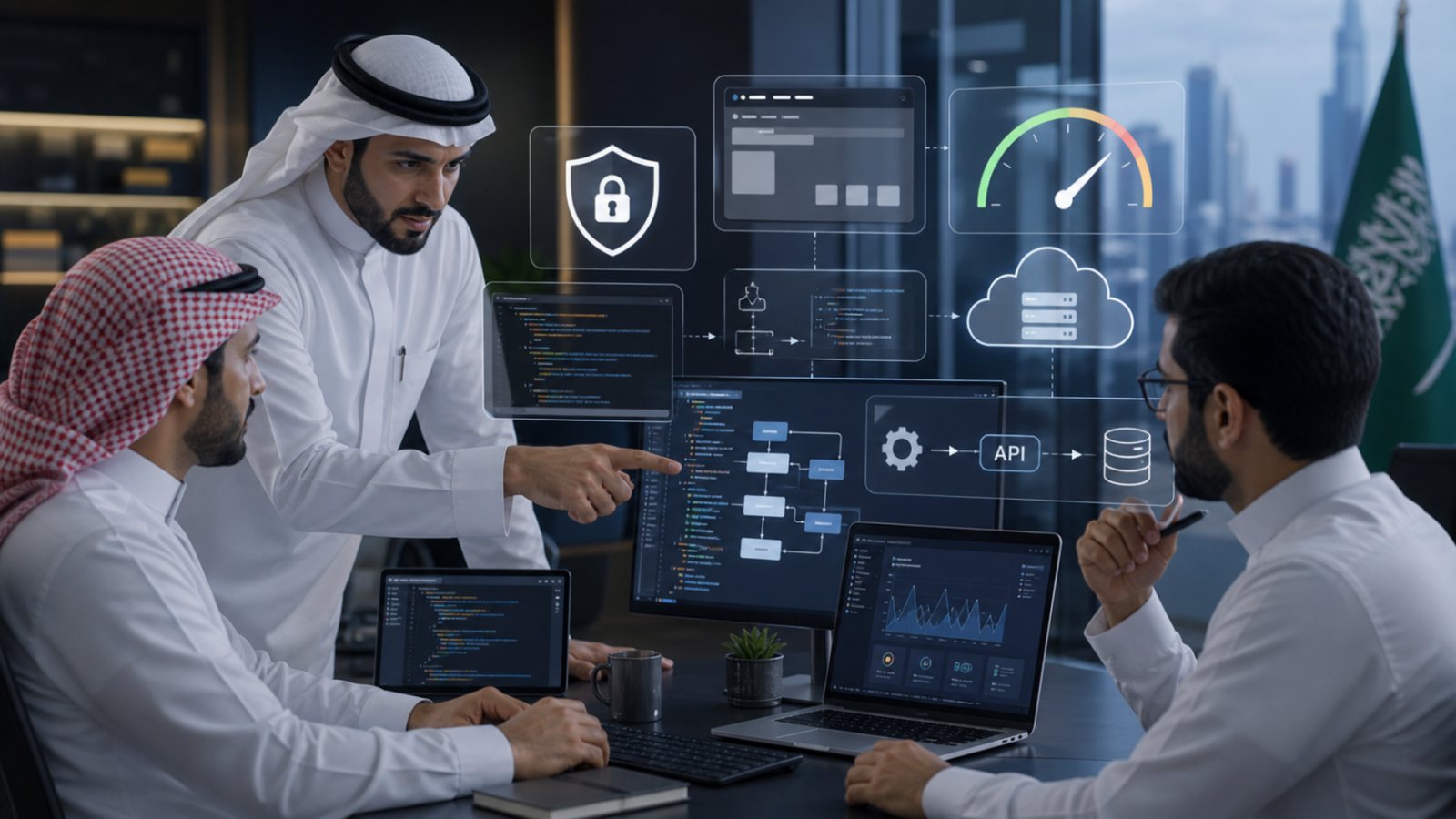 تطوير موقع آمن وسريع مع تكاملات تقنية
