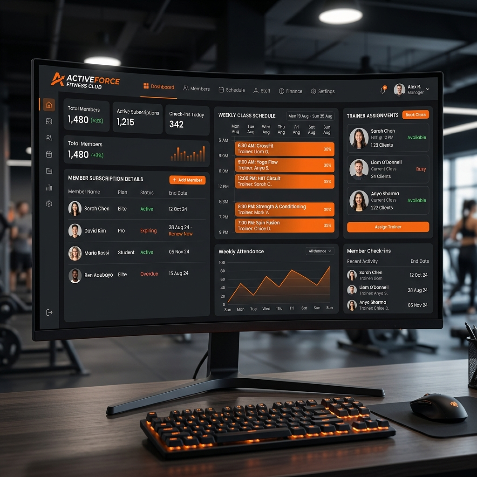 Système de Gestion de Salles de Sport & Fitness